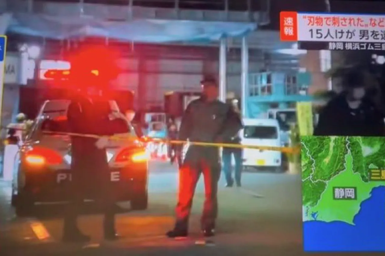 Un hombre en Japón apuñala y ataca con químicos; hay 15 heridos